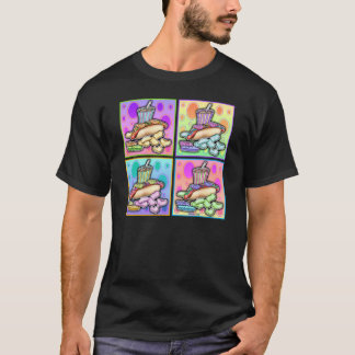 Camisetas Escuras - Cachorro Quente com Batata Fri