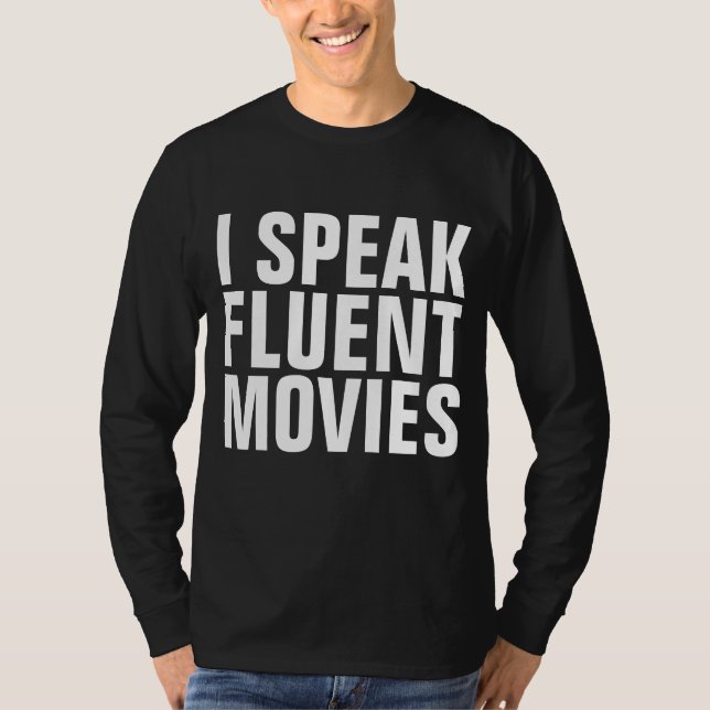Camisetas Eu Falo Fluente Filmes (Frente)