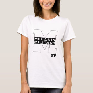Camisetas Expressivas Melanin Militant