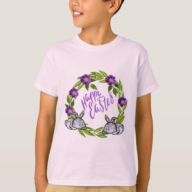 Camisetas Feliz Páscoa (Frente)