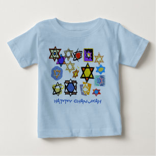 Camisetas FELIZES DE BEBÊ CHANUKKAH - FÉRIAS ALTAS