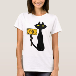 Camisetas femininas Bad Boogie -The Cat-