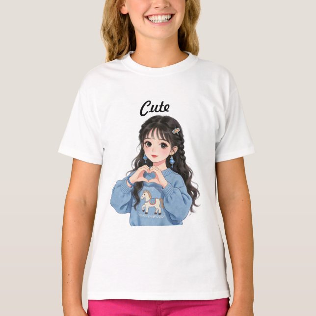 Camisetas femininas bonitas (Frente)
