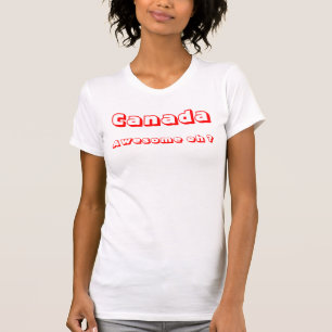 Camisetas femininas canadenses