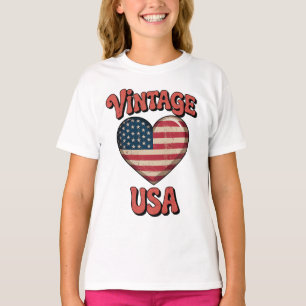 camisetas femininas coração vintage usd
