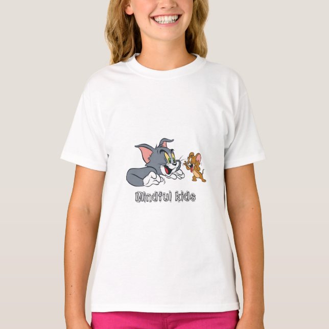 Camisetas femininas de crianças maliciosas (Frente)