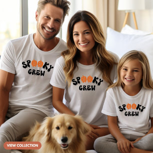 Camisetas femininas de Halloween da Spooky Crew pa
