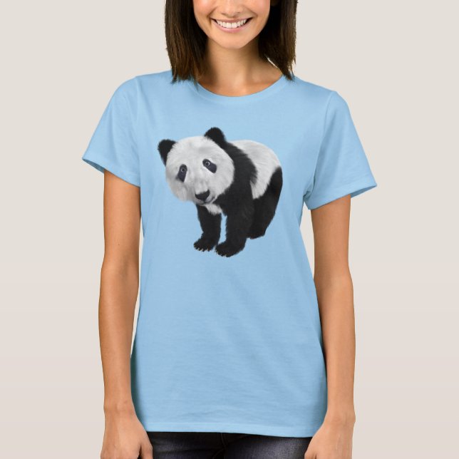 CAMISETAS FEMININAS DE URSO PANDA FOFO (Frente)