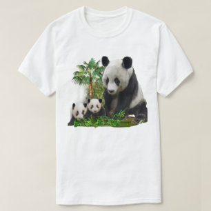 Camisetas femininas Panda Bears