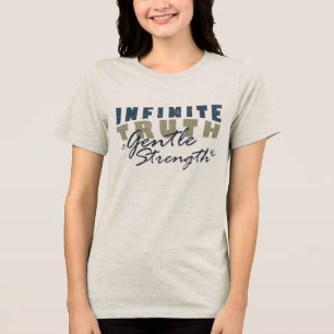 Camisetas femininas Verdade Infinita, Força Suave