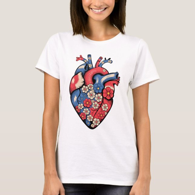 camisetas femininas vintage coração usd (Frente)