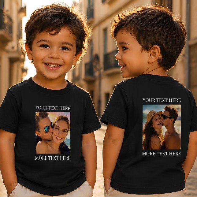 Camisetas Frente e Verso, Foto e Texto Personaliza (Criador carregado)