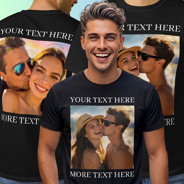 Camisetas Frente e Verso, Foto e Texto Personaliza (Criador carregado)