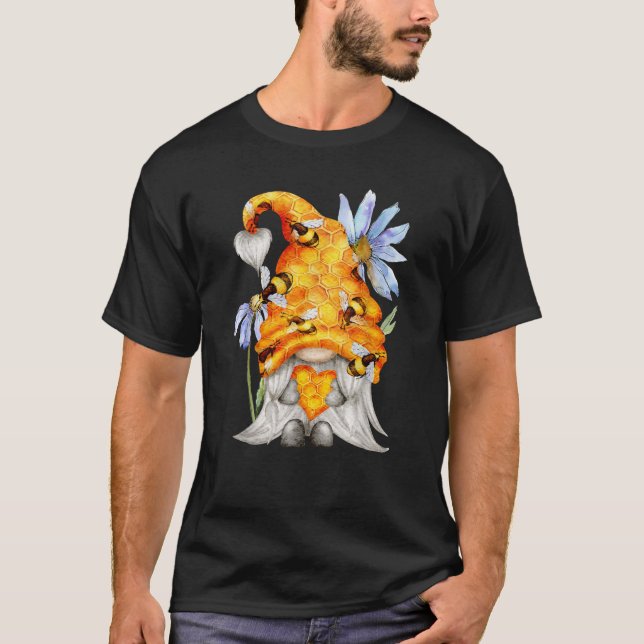 Camisetas Gnomo para Verão e Crianças Daisy e Hone (Frente)
