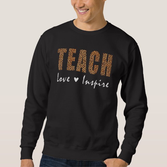 Camisetas Gráficas de Professora de Leopardo para  (Frente)