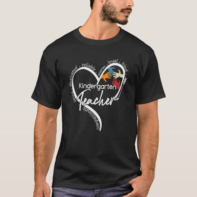 Camisetas Gráficas para Professores de Jardim de I (Frente)