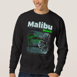 Camisetas Gráfico da Califórnia em praia de Malibu