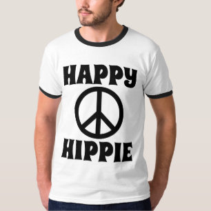 Camisetas HIPPIE RETRO T-SHIRTS FELIZES