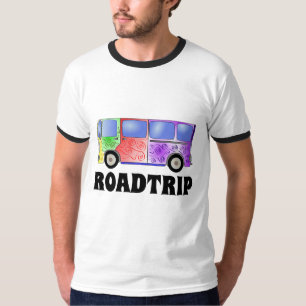 Camisetas HIPPIE VAN RETRÔ ANOS 60, ROADTRIP