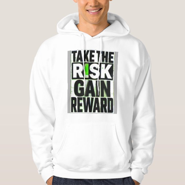 Camisetas hoddies assumem o risco de recompensa mo (Frente)