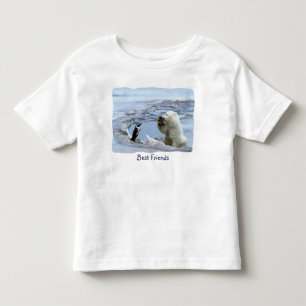 Camisetas infantis de amigos inseparáveis de urso