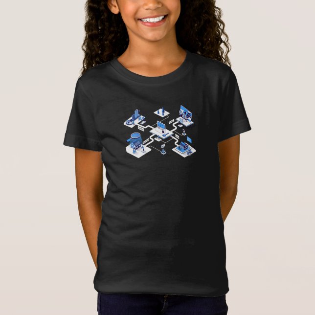 camisetas infantis elegantes (Frente)
