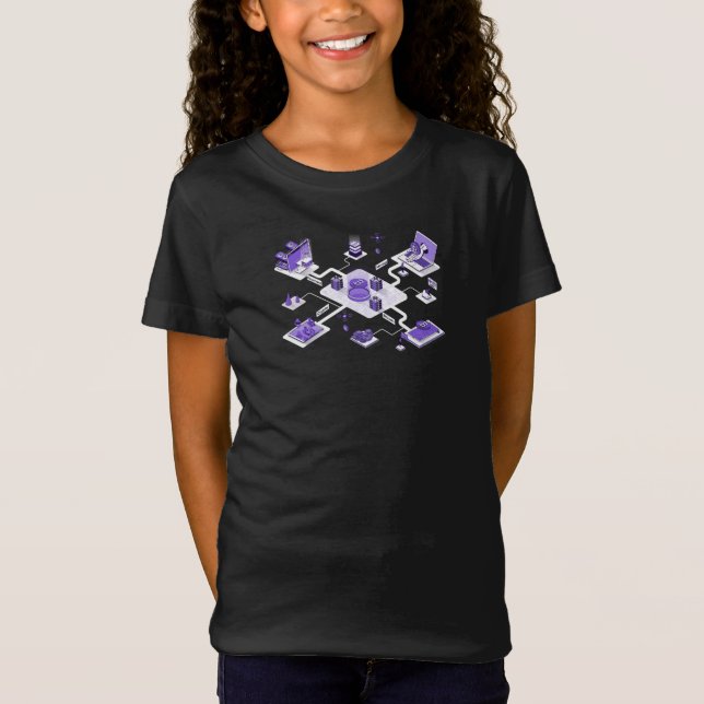 camisetas infantis elegantes (Frente)