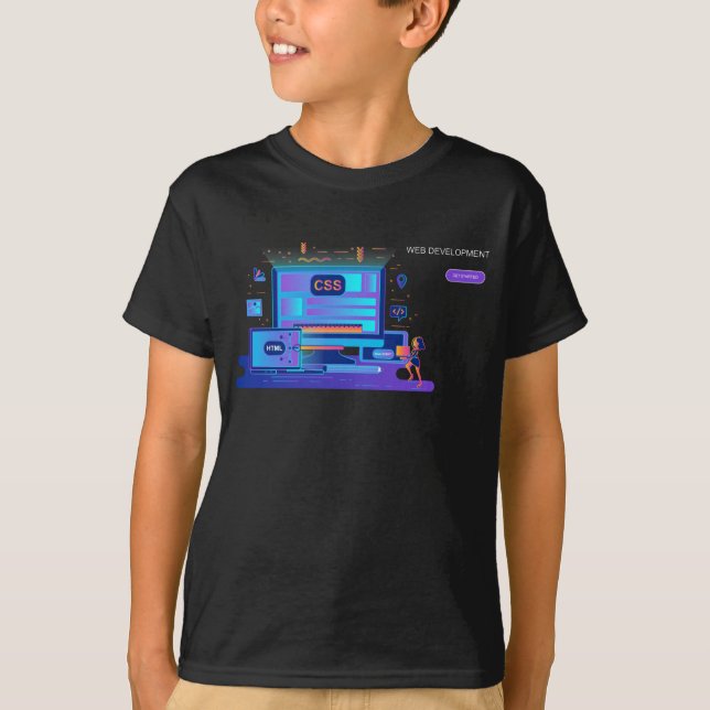 camisetas infantis elegantes (Frente)