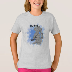 Camisetas Infantis Robot Riot 14