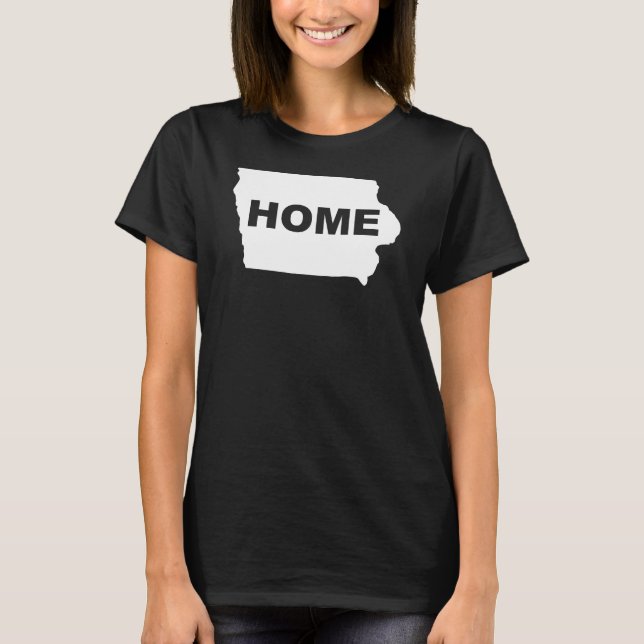 Camisetas Iowa Casa Longe do Estado (Frente)