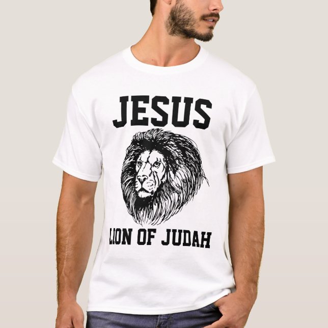CAMISETAS JESUS, LEÃO DE JUDÁ (Frente)