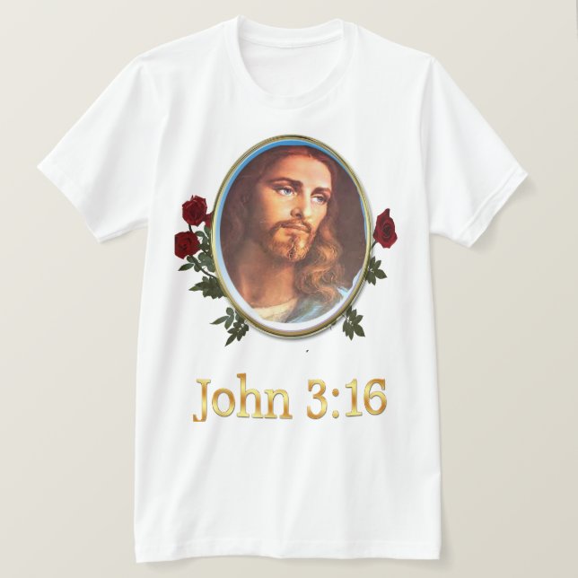 camisetas John 3:16 (Frente do Design)