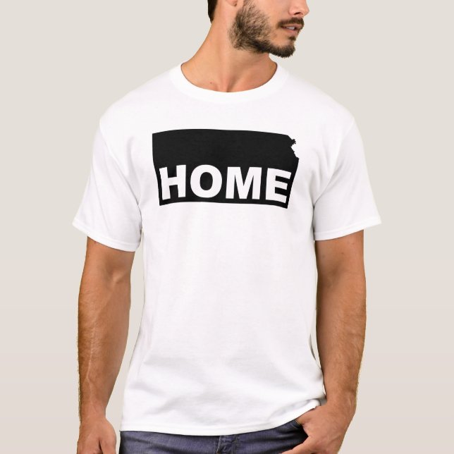 Camisetas Kansas Casa Longe do Estado (Frente)
