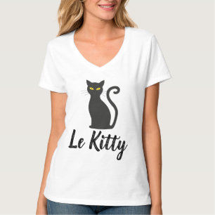 CAMISETAS LE KITTY, GATO FRANCÊS