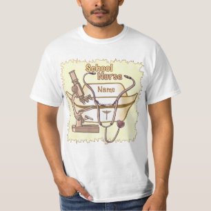 Camisetas legais da enfermeira da escola