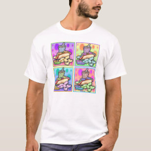 Camisetas leves - Cachorro quente Pop de arte com