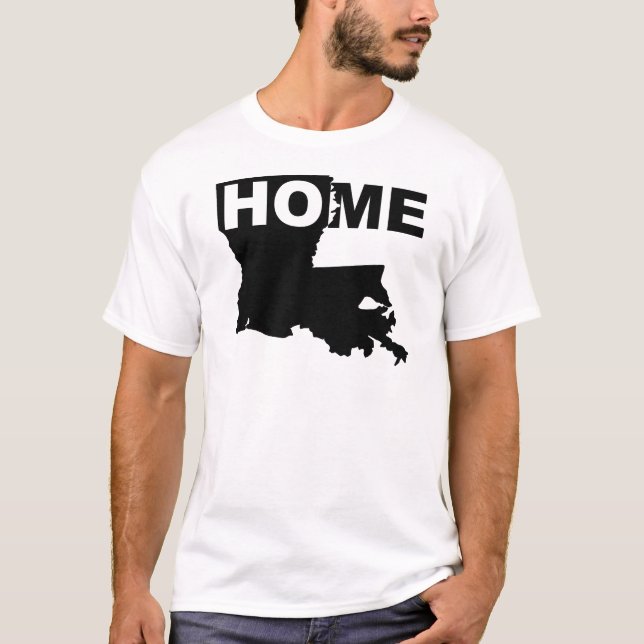 Camisetas Louisiana Longe de Casa (Frente)
