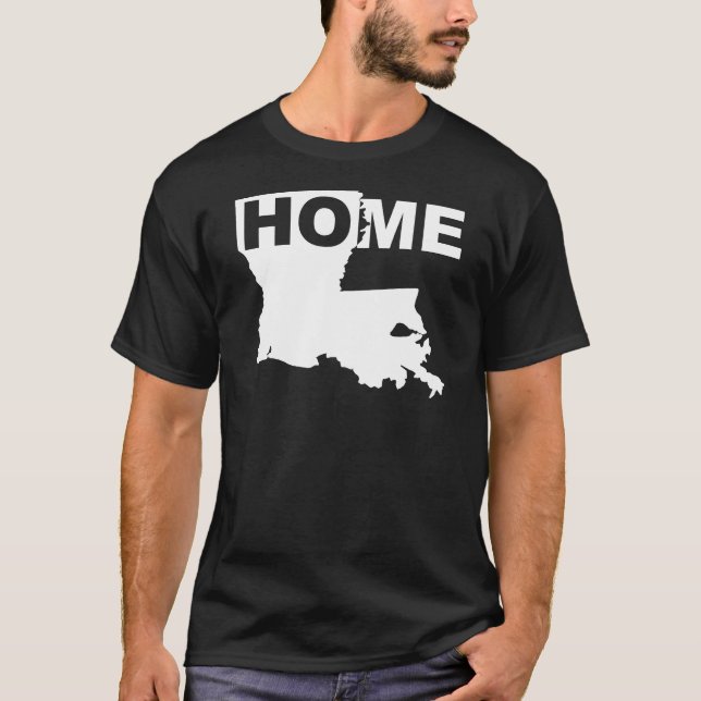 Camisetas Louisiana Longe de Casa (Frente)