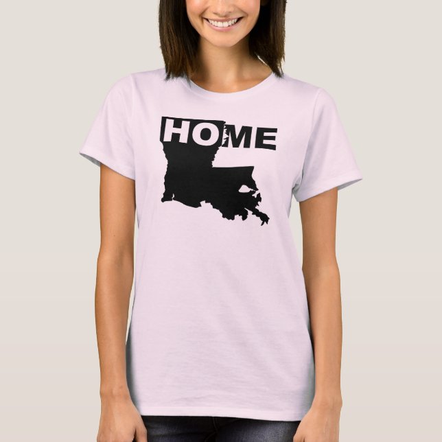 Camisetas Louisiana Longe de Casa (Frente)