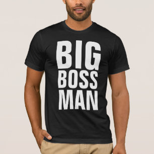Camisetas masculinas BIG BOSS MAN