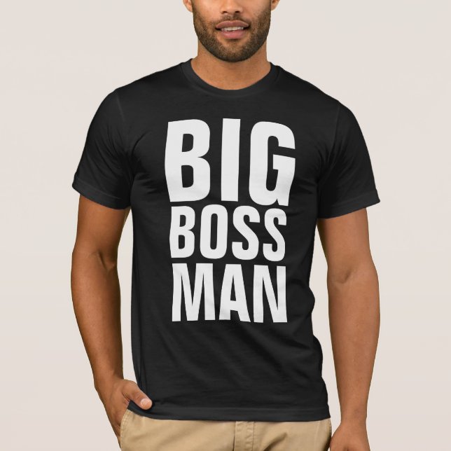 Camisetas masculinas BIG BOSS MAN (Frente)