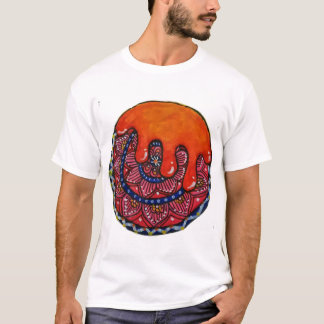 Camisetas masculinas de Mandala - Vestir a arte de