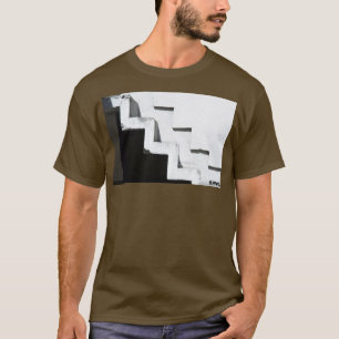 Camisetas masculinas Design de escada abstrata HA