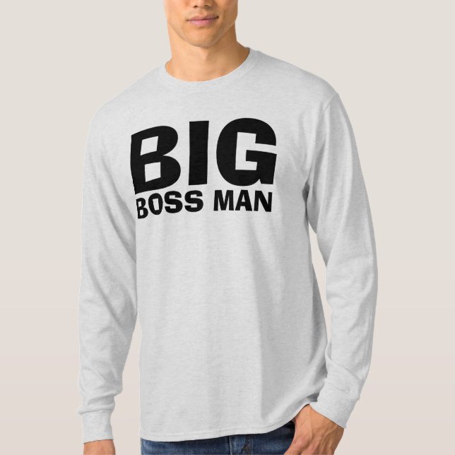 Camisetas masculinas do BIG BOSS MAN (Frente)