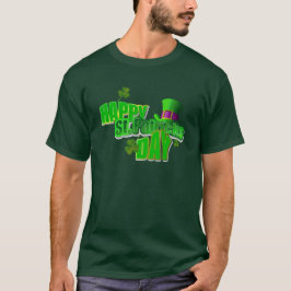 Camisetas masculinas do dia de St Patrick feliz