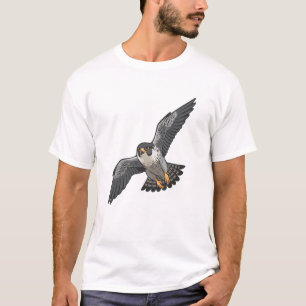 Camisetas masculinas do falcão-peregrino