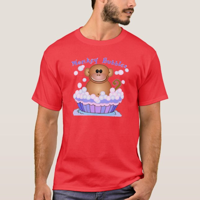 Camisetas masculinas do macaco (Frente)