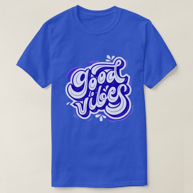 Camisetas masculinas Good Vibes (Frente do Design)