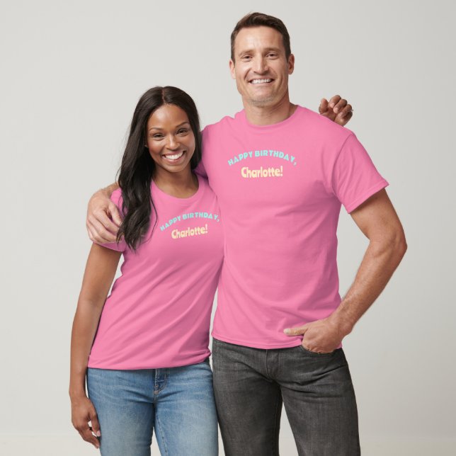 Camisetas masculinas para uma festa de aniversário (Unissex)