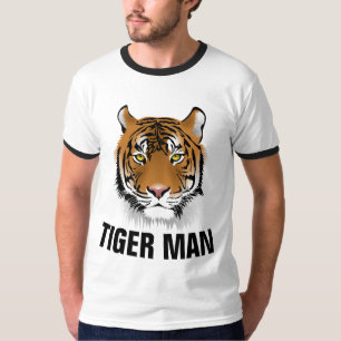 Camisetas masculinas TIGER MAN